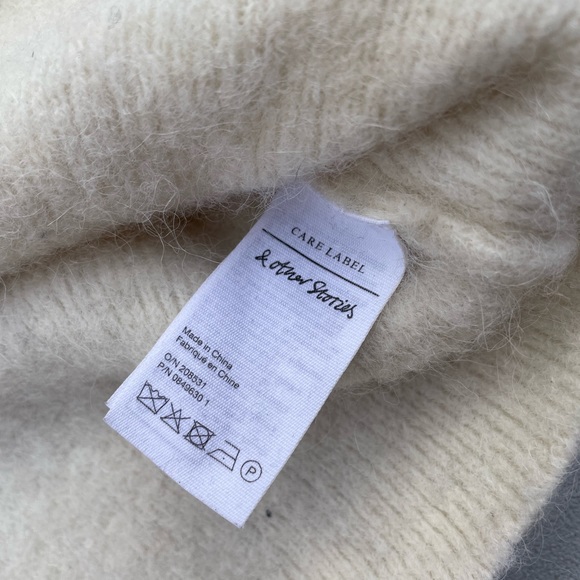 & other stories angora knit polo sweater - Picture 5 of 7